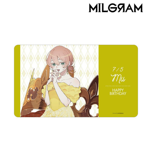『MILGRAM -ミルグラム-』描き下ろし ムウ バースデーver. マルチデスクマット【202510再販】
